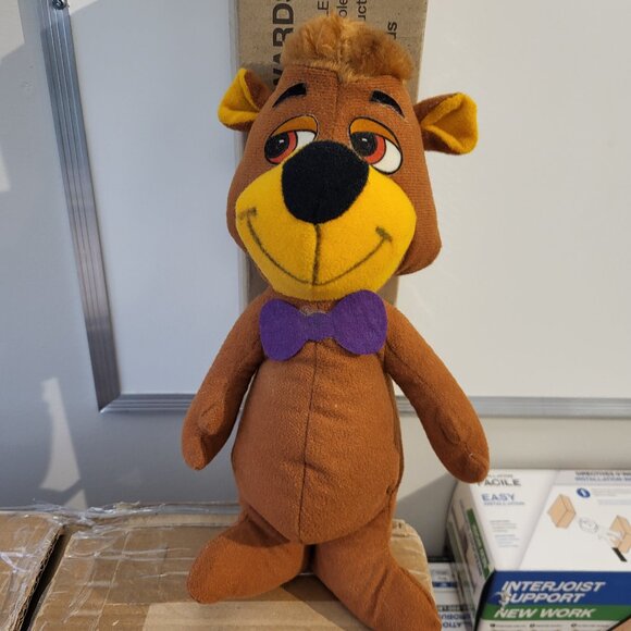 Vintage 1980 Mighty Star Boo Boo Bear Plush 12" Stuffed Animal Yogi Hanna... - Picture 1 of 7